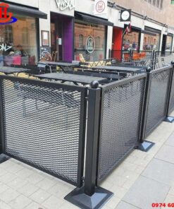 Lưới mắt cáo làm rào chắn trong siêu thị