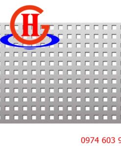 lưới inox đục lỗ vuông